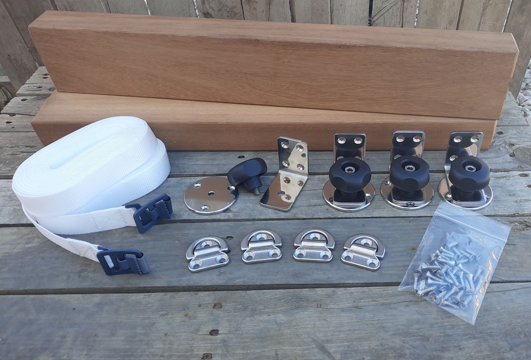 Screwable Dinghy bracket