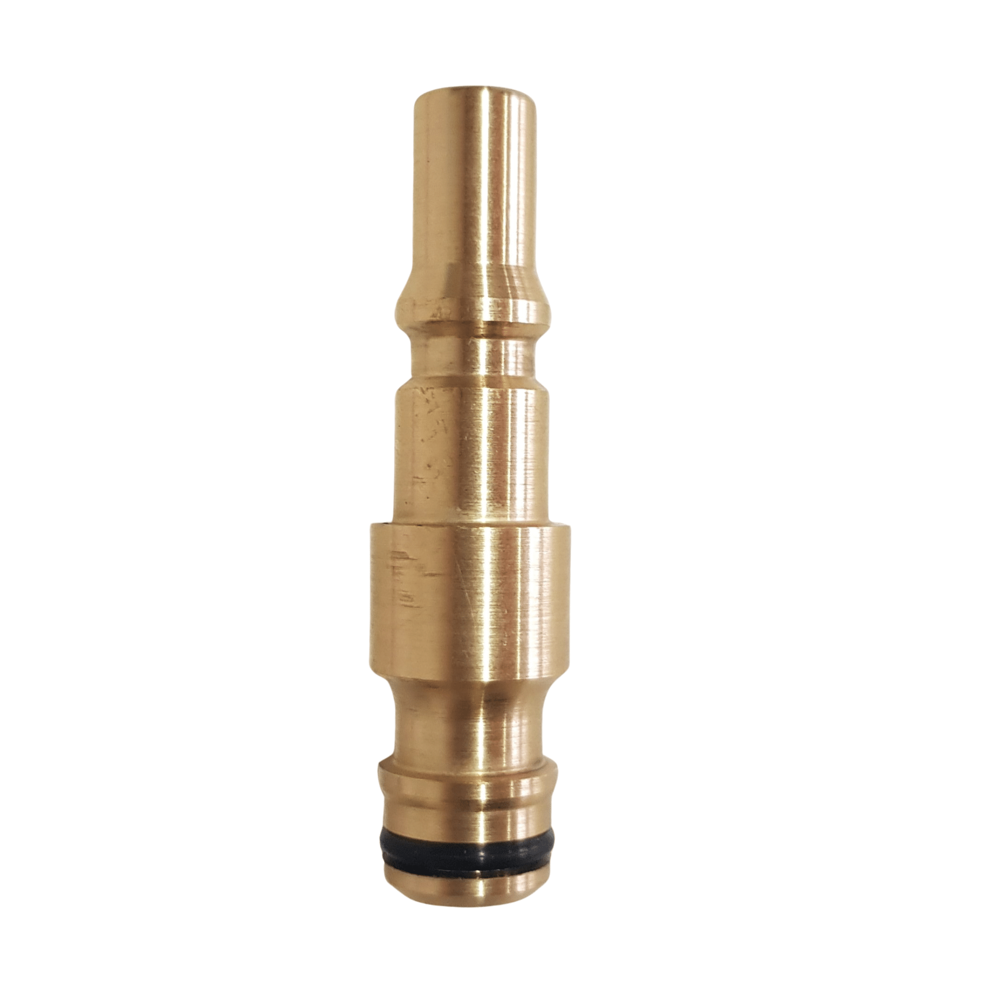 Brass water connection with Gardena plug