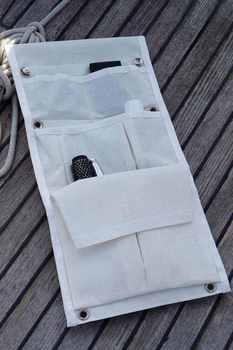 Storage bag for railing