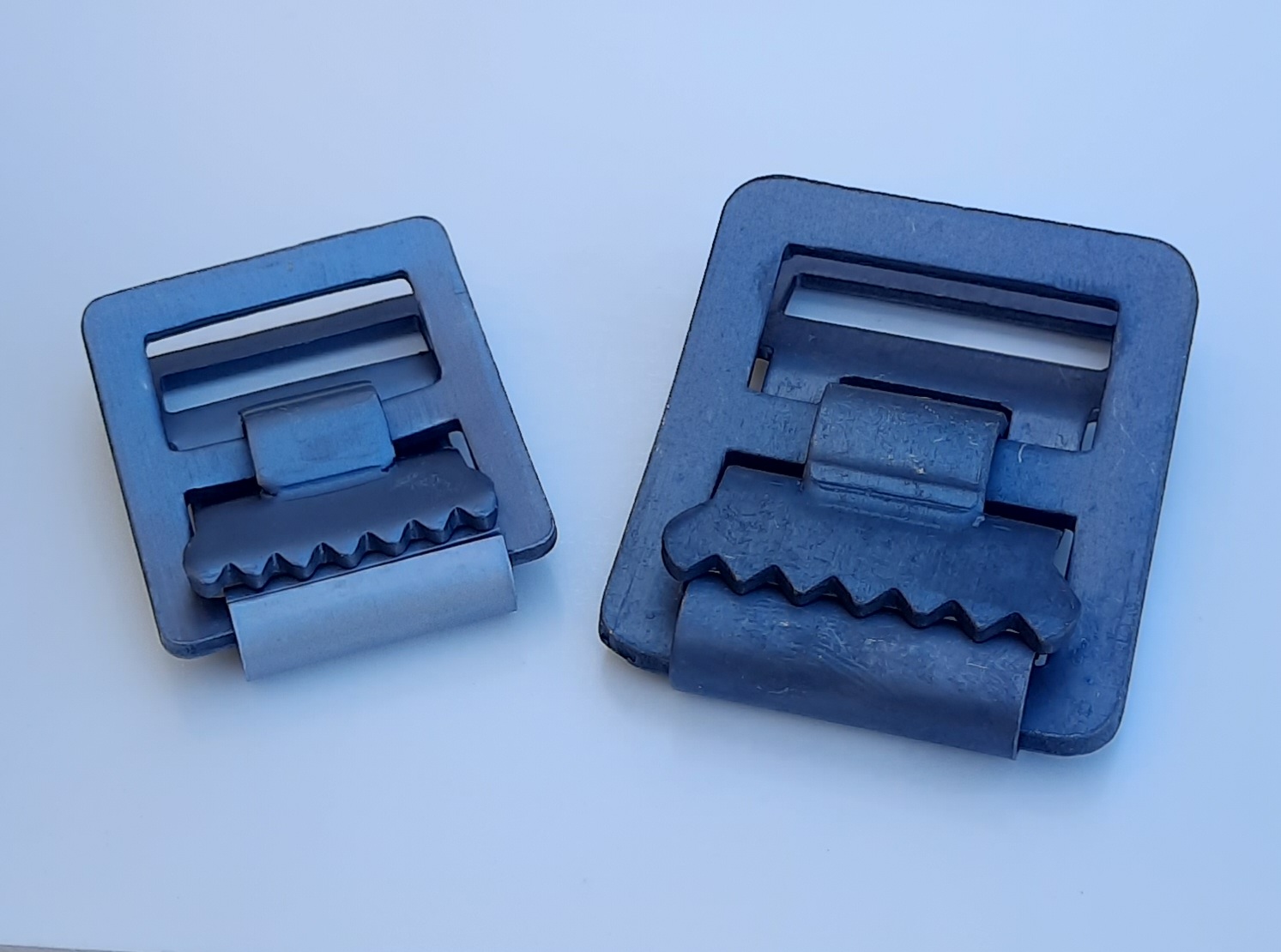 Clamping buckle for webbing 20/25 mm, Anodized aluminium