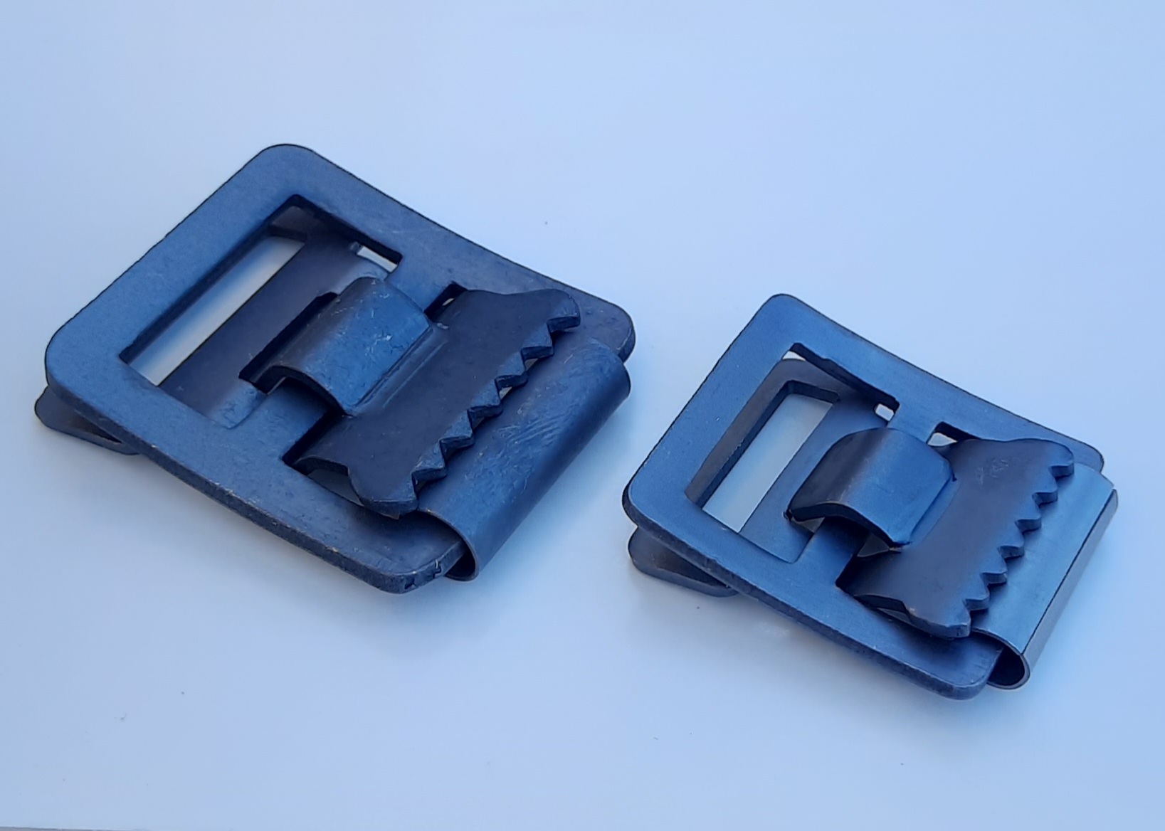 Hebilla de abrazadera para cintas 20/25 mm, aluminio anodizado