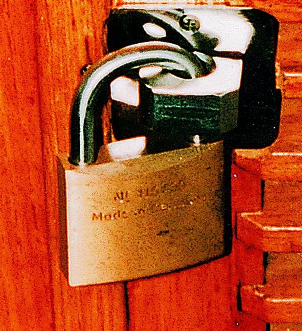 Solid Padlock Brass 85/50