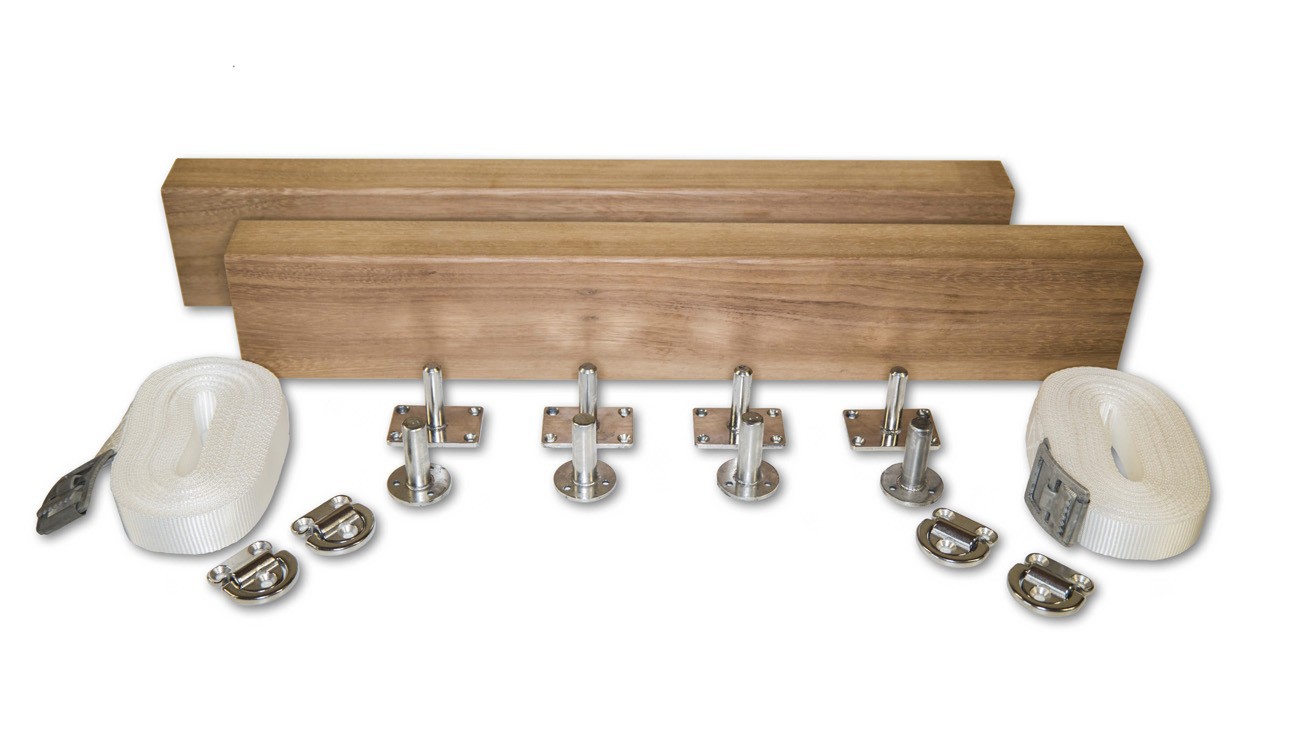 Removable Dinghy Supports for platforms and decks