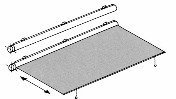 RollTop the rollout sun sails for sun and rain