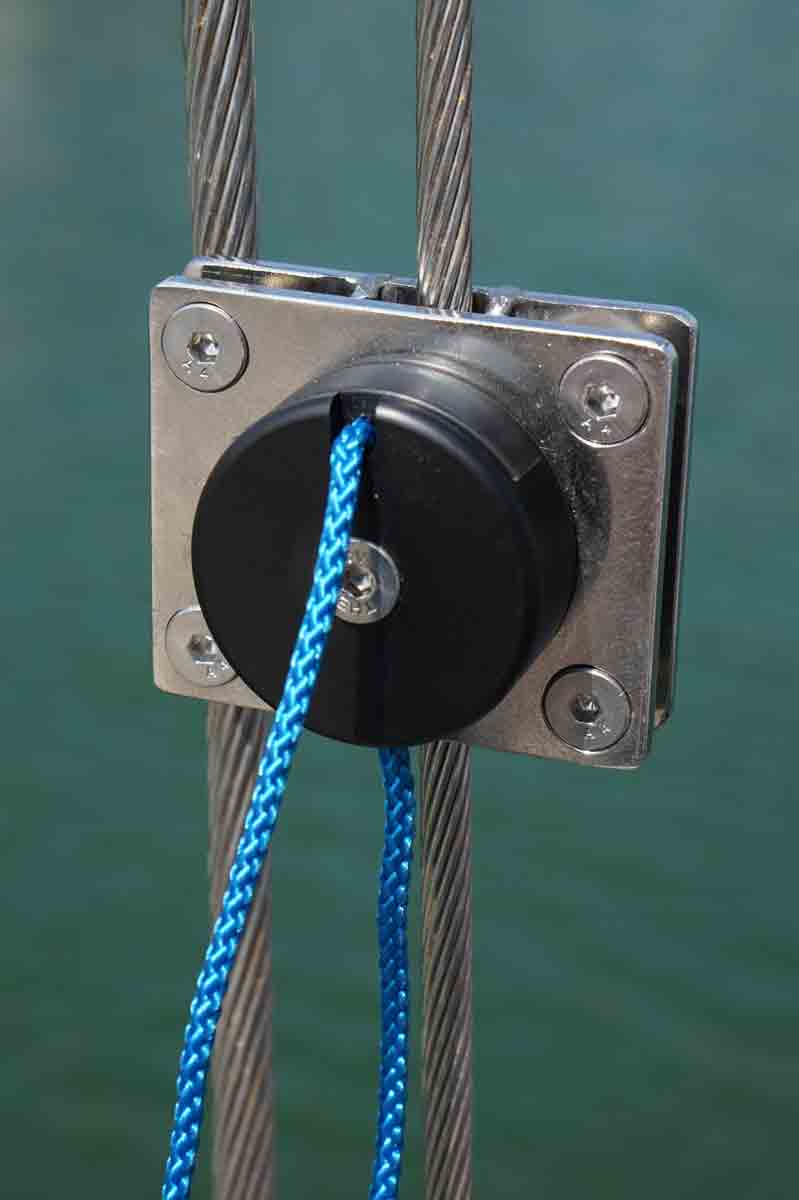 Shroud clips for lines