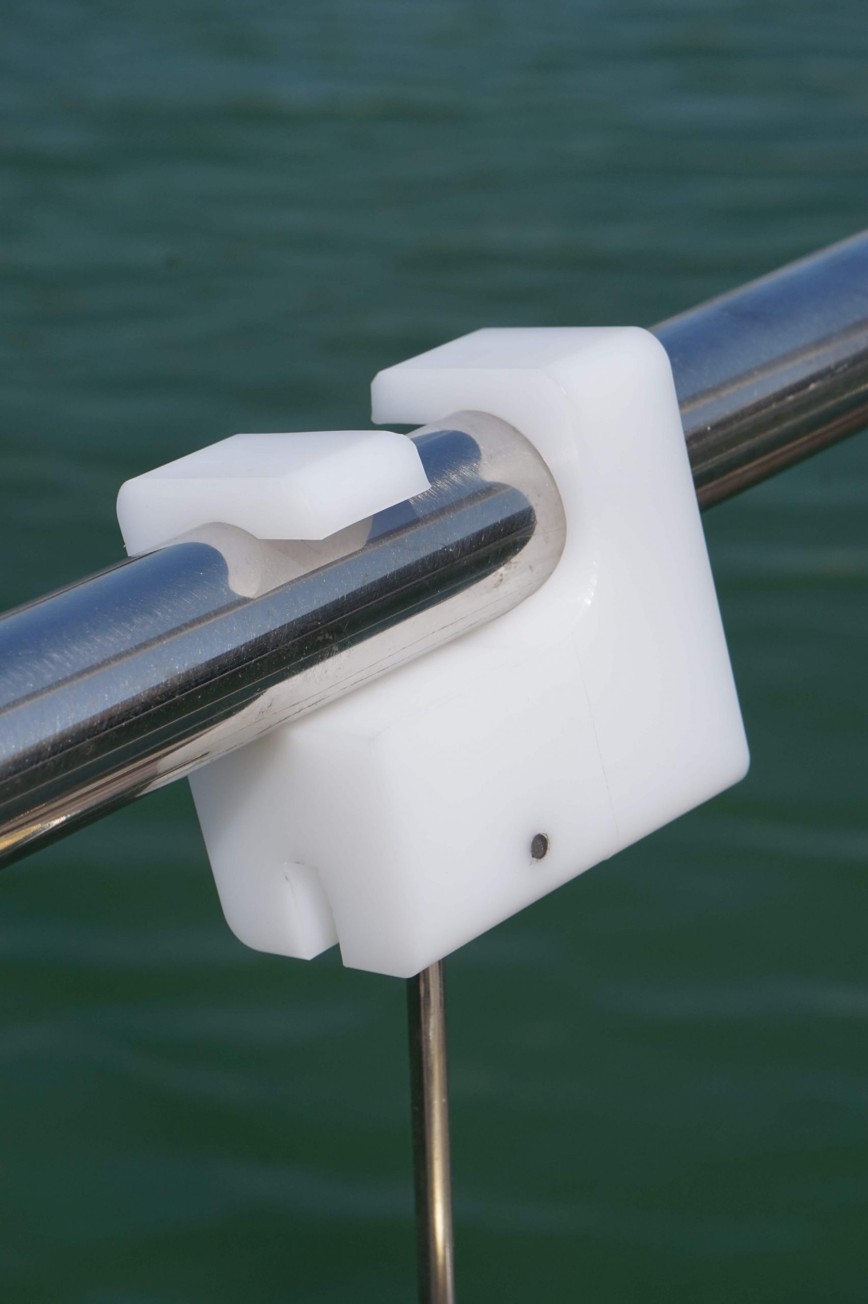 Drinkholder for Guard Rails and Stanchions