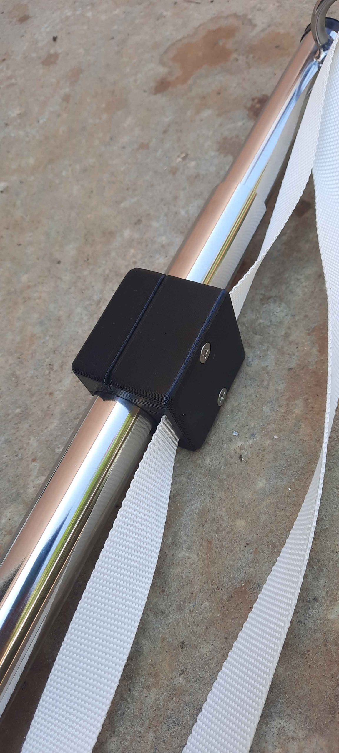 Sun awning kit with telescopic tube - 6