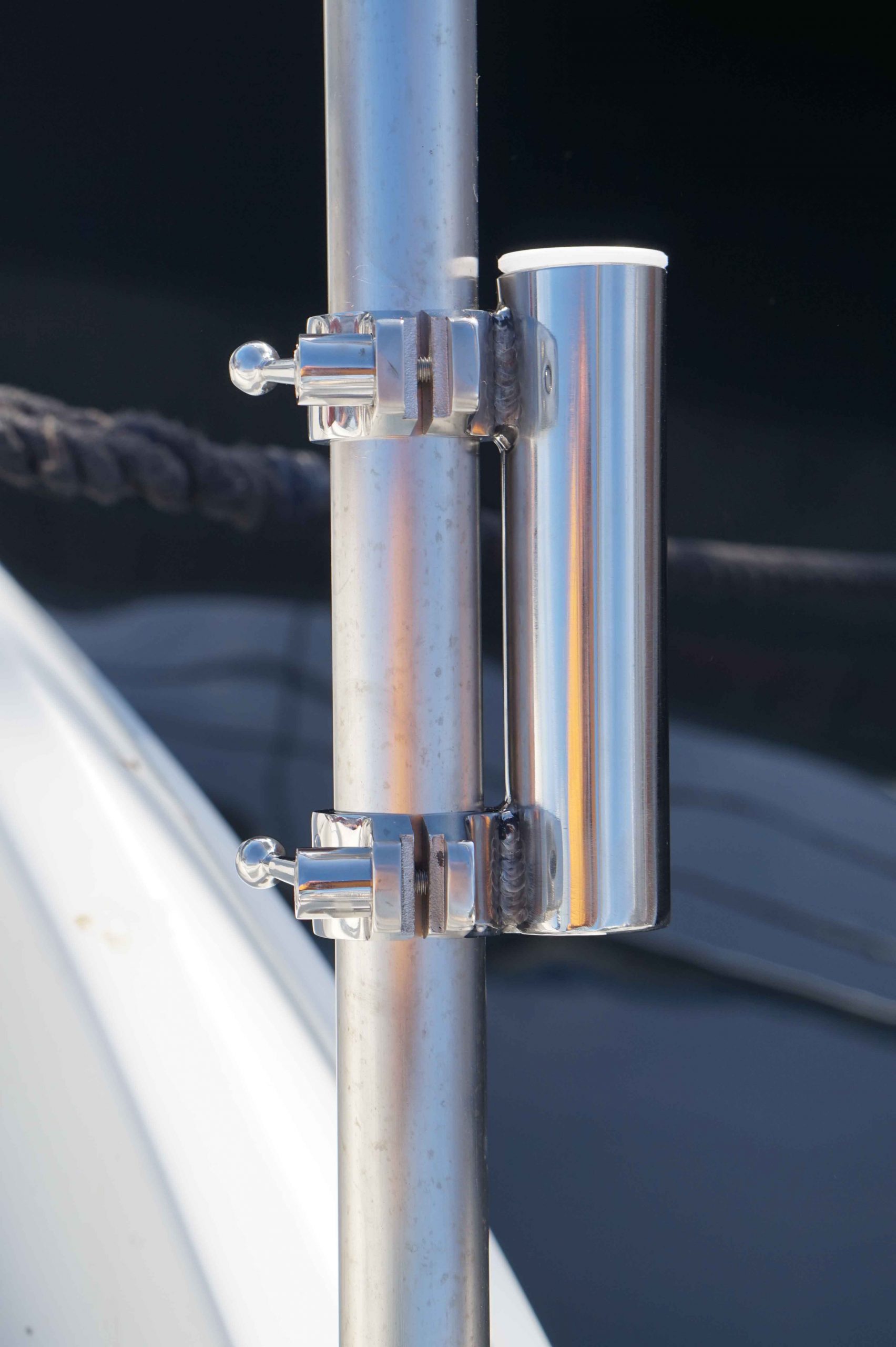 Sun awning kit with telescopic tube - 12