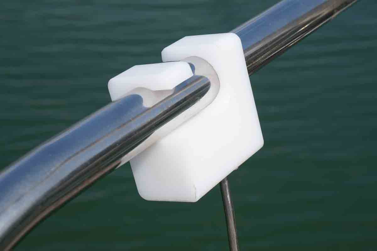 Bottleholder for Guard Rails and Stanchions - 3