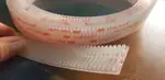 Velcro tape 3M transparent per meter