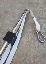 Kit de toldo con soporte para barandilla y tubo telescópico
