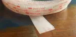 Velcro tape 3M transparent per meter
