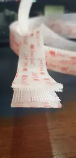 Velcro tape 3M transparent per meter