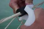 Bush for rail-cable