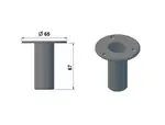 Deck socket for Gangway