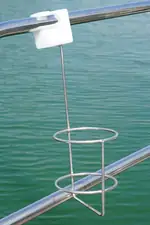 Soporte botella para barandilla y pie de barandilla