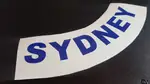 Boat name lettering for your anchor buoy